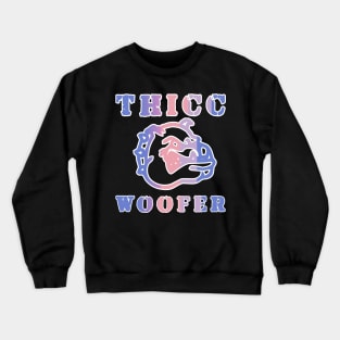 Retro Thicc Woofer Crewneck Sweatshirt